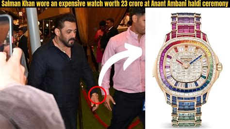 patek philippe salman khan watch price